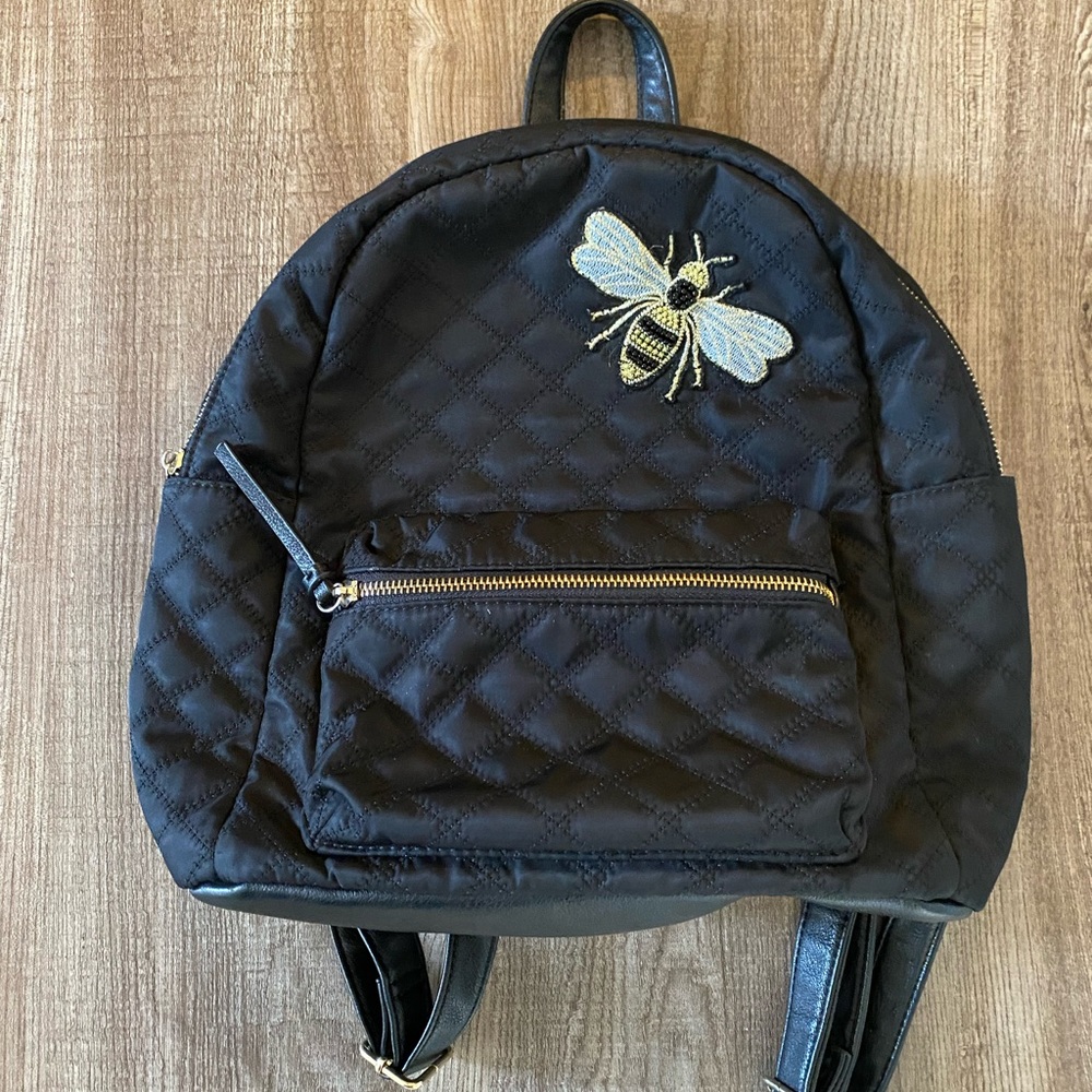 LD Embroidered/Beaded Bee Backpack